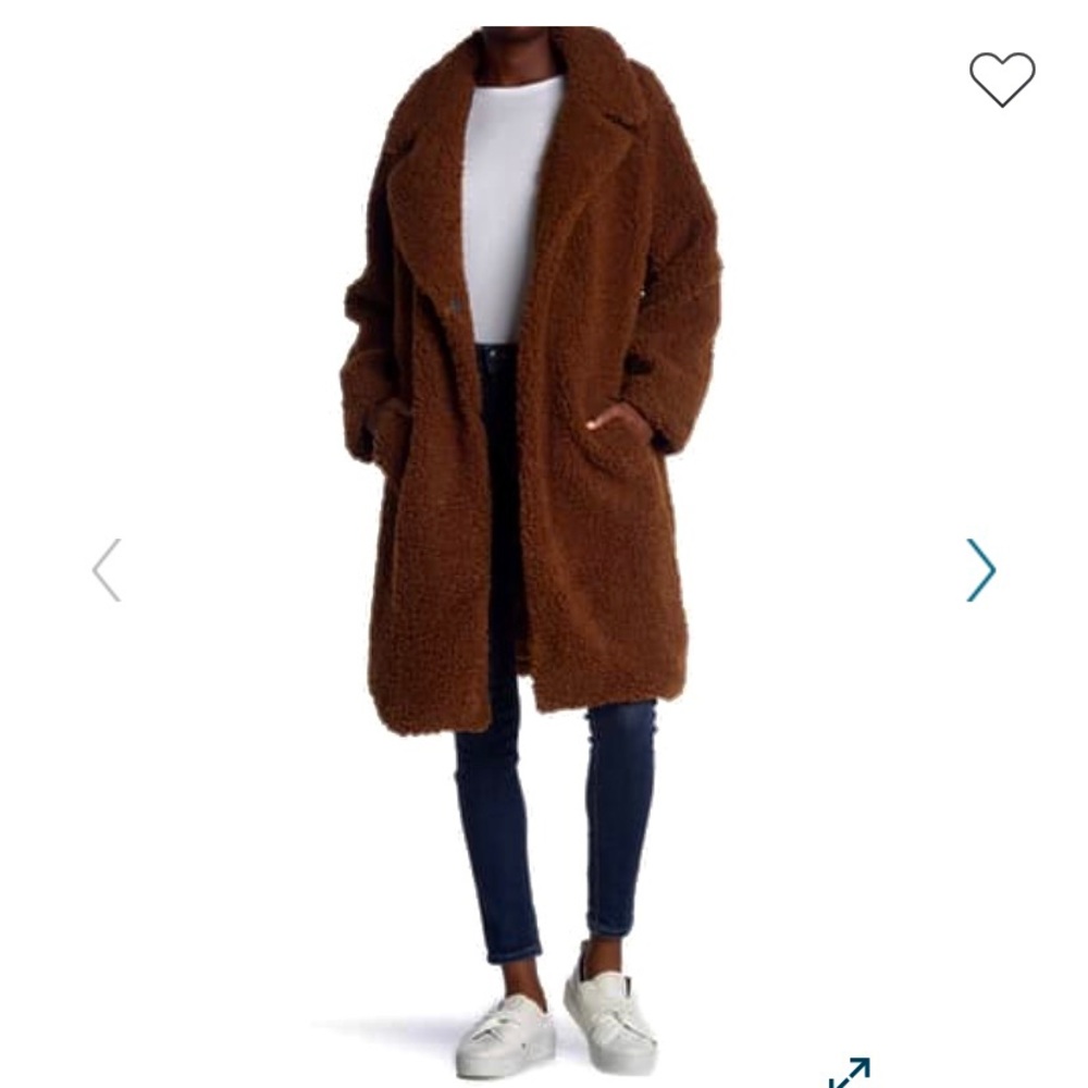 Lucky Brand Faux Teddy Coat New W/O tags
